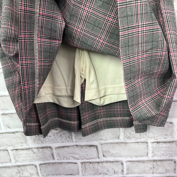 |•IZOD•| Plaid Pleated Athletic Skirt/Skort Size 4 - Picture 3 of 6